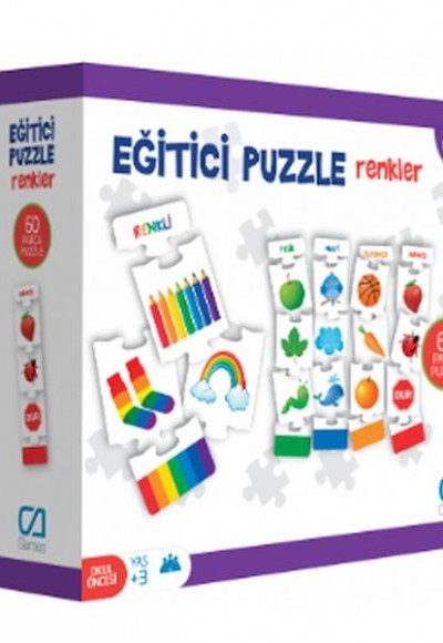 Eğitici Puzzle - Renkler