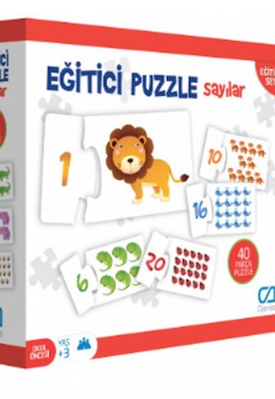 Eğitici Puzzle - Sayılar