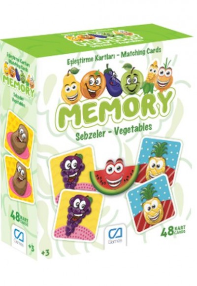 Memory Meyveler - Sebzeler Memory Meyveler - Sebzeler