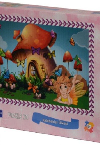 Kelebekler Ülkesi 70 Parça Puzzle 24x34 Kelebekler Ülkesi 70 Parça Puzzle 24x34