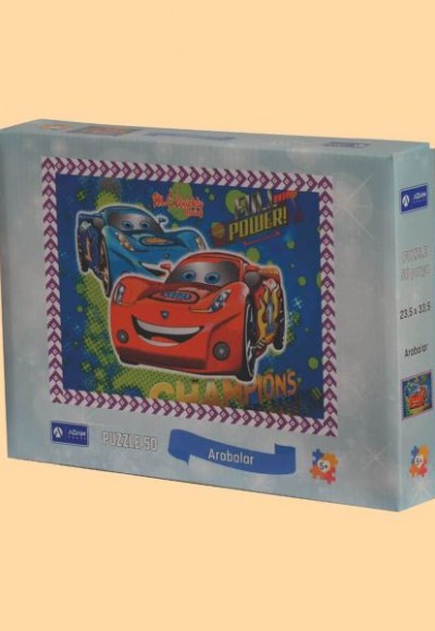 Arabalar 50 Parça Puzzle Arabalar 50 Parça Puzzle