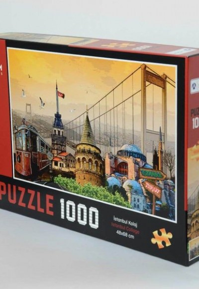 İstanbul Kolaj 1000 Parça Puzzle İstanbul Kolaj 1000 Parça Puzzle