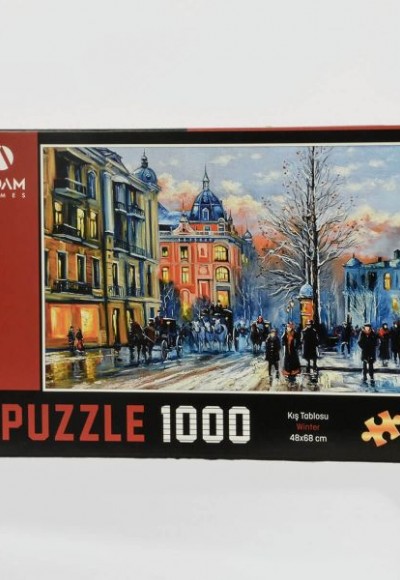 Kış Tablosu 1000 Parça Puzzle Kış Tablosu 1000 Parça Puzzle