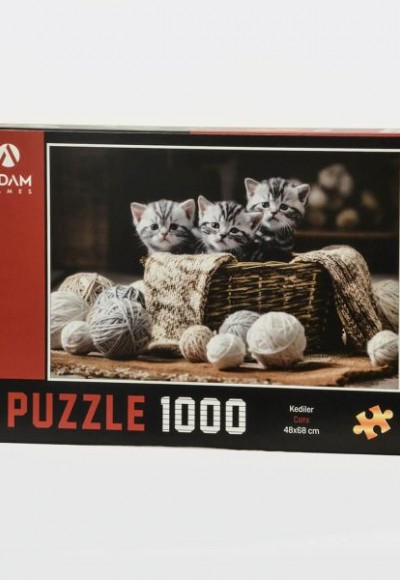 Kediler 1000 Parça Puzzle Kediler 1000 Parça Puzzle