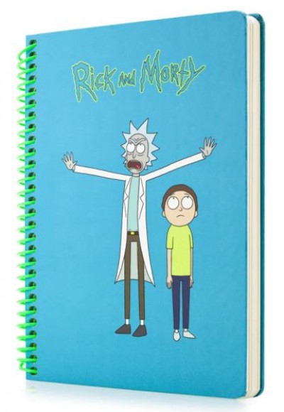 Rick and Morty Mavi Butik Defter Rick and Morty Mavi Butik Defter