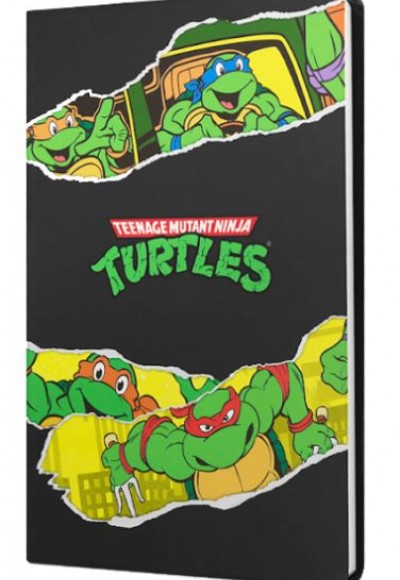 Ninja Turtles Sert Kapak Butik Defter Siyah Ninja Turtles Sert Kapak Butik Defter Siyah