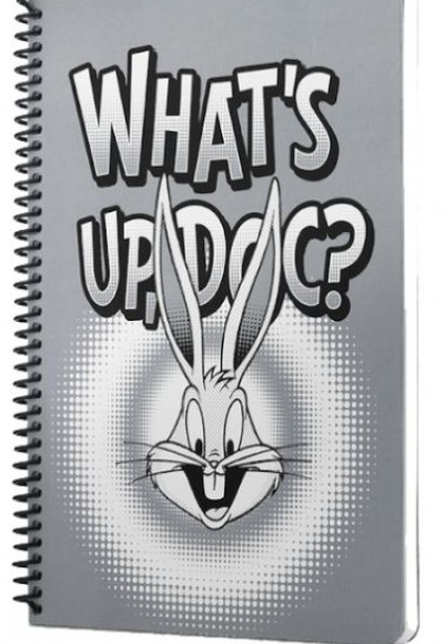 Looney Tunes Whats up Doc Spiralli Defter Gri Looney Tunes Whats up Doc Spiralli Defter Gri