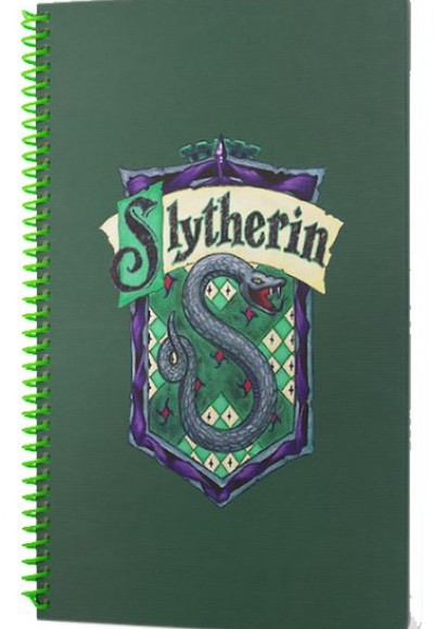 Harry Potter Slytherin Spiralli Defter Yeşil Harry Potter Slytherin Spiralli Defter Yeşil