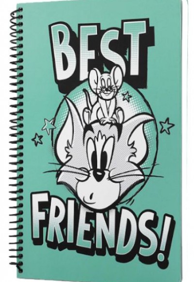 Tom And Jerry Best Friends Spiralli Defter Yeşil Tom And Jerry Best Friends Spiralli Defter Yeşil