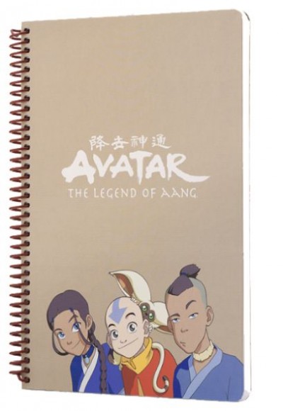 Avatar Katara Sokka Aang Spiralli Defter Krem Avatar Katara Sokka Aang Spiralli Defter Krem
