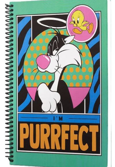 Looney Tunes I'm Perrfect Spiralli Defter Yeşil Looney Tunes I'm Perrfect Spiralli Defter Yeşil