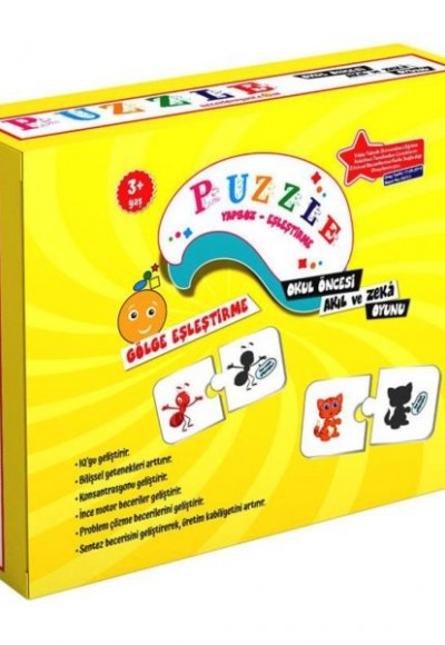 Puzzle Yapboz-Eşleştirme Gölge Eşleştirme 2 - 48 Parça Puzzle Yapboz-Eşleştirme Gölge Eşleştirme 2 - 48 Parça