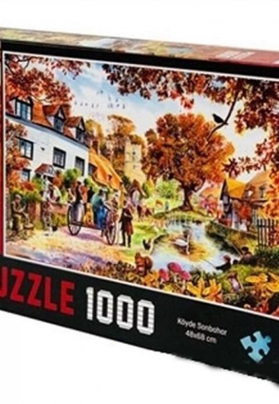 Köyde Sonbahar 1000 Parça Puzzle Köyde Sonbahar 1000 Parça Puzzle