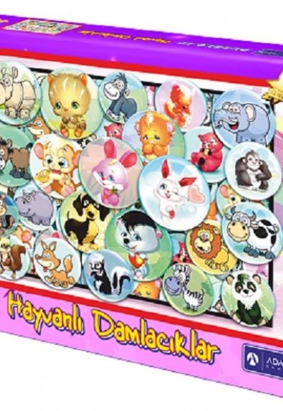 Hayvanlı Damlacıklar 40 Parça Puzzle (33x25) Hayvanlı Damlacıklar 40 Parça Puzzle (33x25)