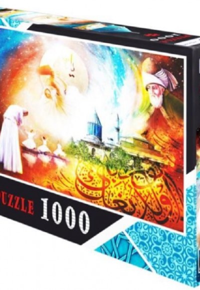 Mevlana Aşkın Yolu 1000 Parça Puzzle 48x68 cm Mevlana Aşkın Yolu 1000 Parça Puzzle 48x68 cm