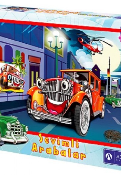 Sevimli Arabalar 50 Parça Puzzle (24x34) Sevimli Arabalar 50 Parça Puzzle (24x34)