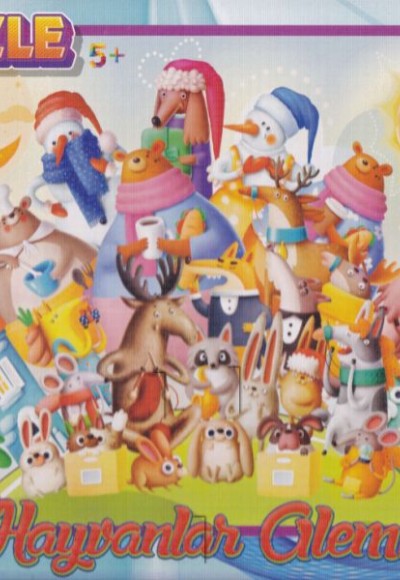Hayvanlar Alemi 120 Parça Puzzle (40x28) Hayvanlar Alemi 120 Parça Puzzle (40x28)