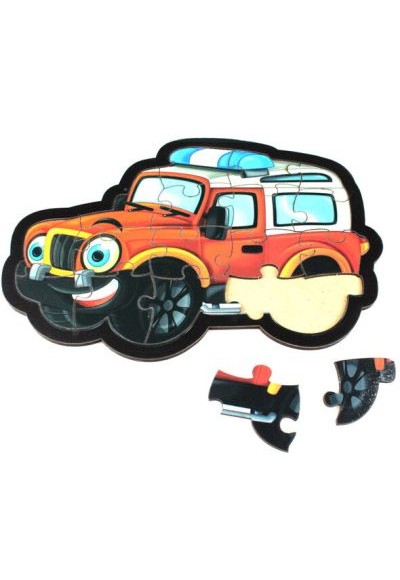Jeep Puzzle - Ahşap Jeep Puzzle - Ahşap