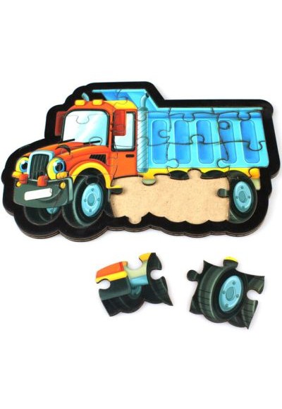 Kamyon Puzzle - Ahşap Kamyon Puzzle - Ahşap