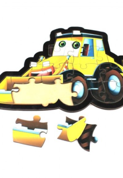 Dozer Puzzle - Ahşap Dozer Puzzle - Ahşap