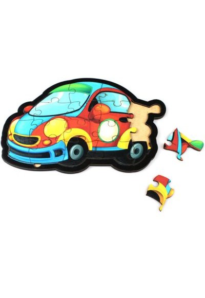 Otomobil Puzzle - Ahşap Otomobil Puzzle - Ahşap