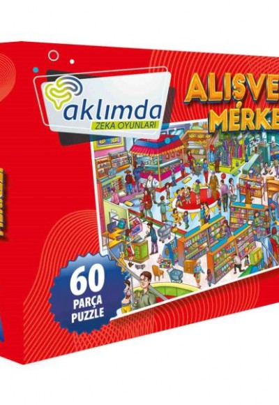 60 Parça Puzzle Alışveriş Merkezi