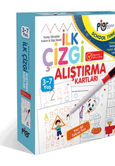 İlk Çizgi Alıştırma Kartları İlk Çizgi Alıştırma Kartları