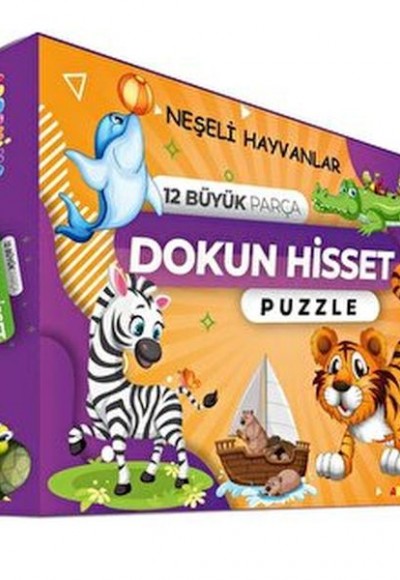 Neşeli Hayvanlar - Dokun Ve Hisset Puzzle Neşeli Hayvanlar - Dokun Ve Hisset Puzzle