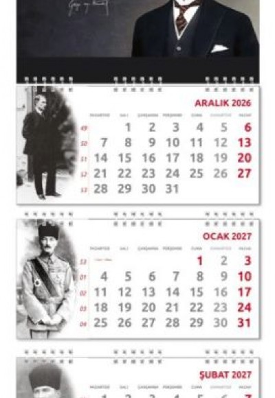 2027 Atatürk Gemici Duvar Takvimi - Gazi 2027 Atatürk Gemici Duvar Takvimi - Gazi