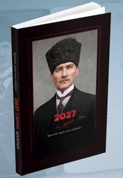 2027 Atatürk Ajandası - Kalpaklı 2027 Atatürk Ajandası - Kalpaklı