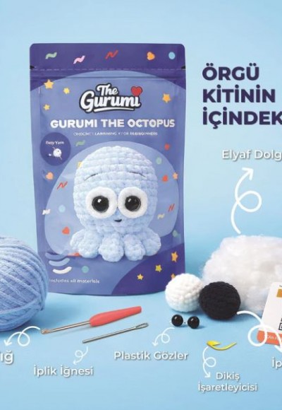 The Gurumi Ahtapot Örgü Öğrenme Kiti (TG001) The Gurumi Ahtapot Örgü Öğrenme Kiti (TG001)