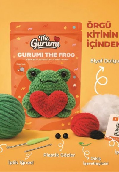 The Gurumi Kurbağa Örgü Öğrenme Kiti (TG004) The Gurumi Kurbağa Örgü Öğrenme Kiti (TG004)