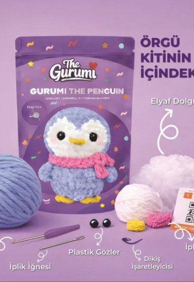 The Gurumi Penguen Örgü Öğrenme Kiti (TG006) The Gurumi Penguen Örgü Öğrenme Kiti (TG006)