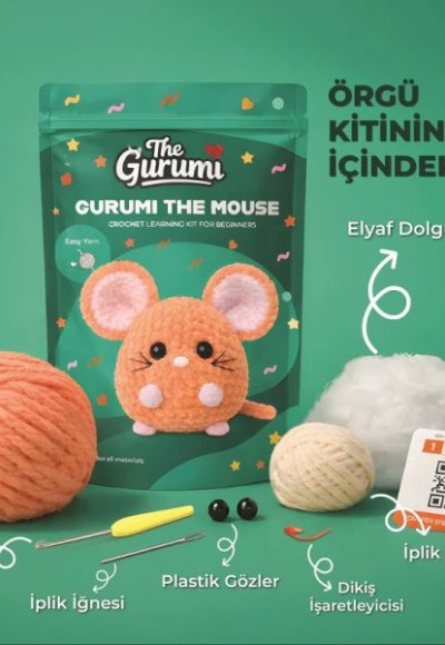 The Gurumi Fare Örgü Öğrenme Kiti (TG008) The Gurumi Fare Örgü Öğrenme Kiti (TG008)