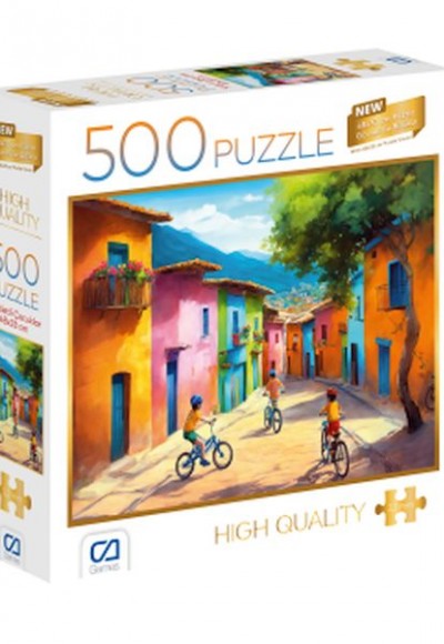 Bisikletli Çocuklar Puzzle 500 Bisikletli Çocuklar Puzzle 500