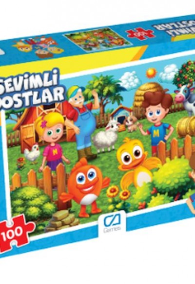 Sevimli Dostlar Puzzle 100
