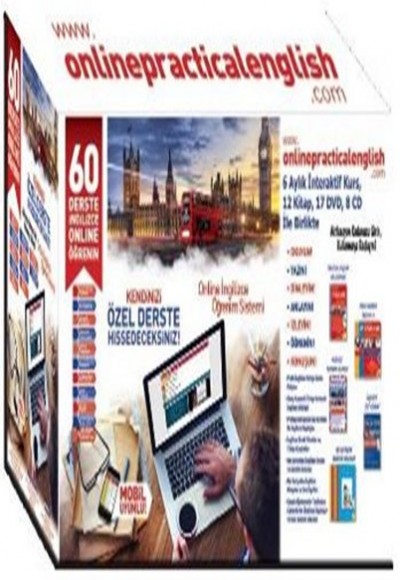 60 Derste Online İngilizce Öğrenim Seti 6 Aylık İnteraktif Kurs İle Birlikte (12 Kitap-17 Dvd-8 Cd) 60 Derste Online İngilizce Öğrenim Seti 6 Aylık İnteraktif Kurs İle Birlikte (12 Kitap-17 Dvd-8 Cd)