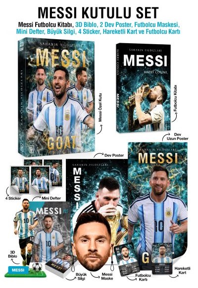 Messi Özel Kutulu Set – Sahanın Yıldızları