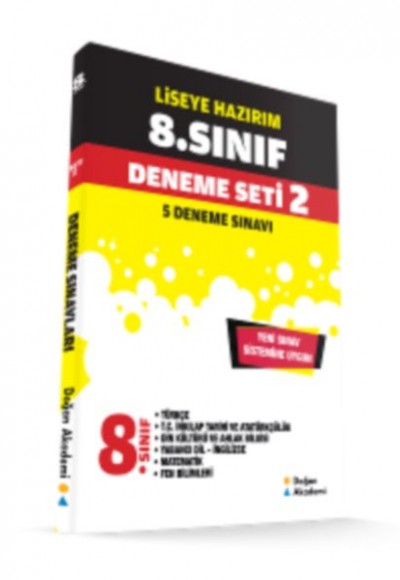 Doğan Akademi 8. Sınıf Deneme Seti 2 (5 Fasikül) Doğan Akademi 8. Sınıf Deneme Seti 2 (5 Fasikül)