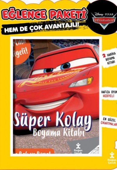 Disney Arabalar 2'li Boyama Eğlence Paketi - Süper Kolay