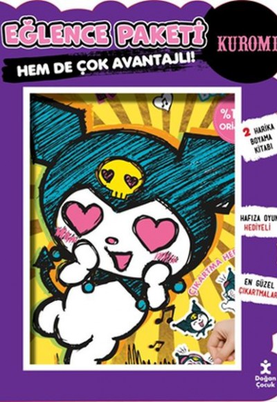Kuromi 2'li Boyama Eğlence Paketi Kuromi 2'li Boyama Eğlence Paketi
