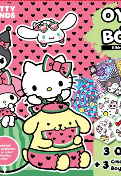 Hello Kitty and Friends Oyna ve Boya Kutulu Set Hello Kitty and Friends Oyna ve Boya Kutulu Set