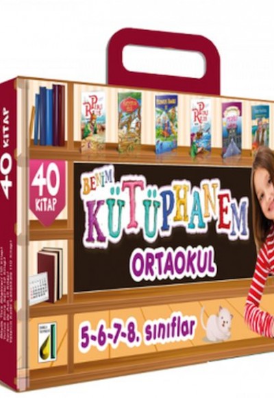 Benim Kütüphanem Ortaokul - 5.6.7.8. Sınıflar (40 Kitap) Benim Kütüphanem Ortaokul - 5.6.7.8. Sınıflar (40 Kitap)