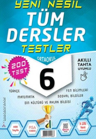 Damla Yeni Nesil Tüm Dersler Testler-6. Sınıf Damla Yeni Nesil Tüm Dersler Testler-6. Sınıf