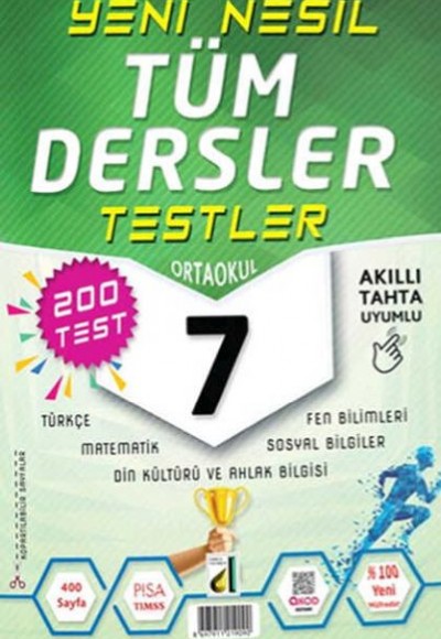 Damla Yeni Nesil Tüm Dersler Testler-7. Sınıf Damla Yeni Nesil Tüm Dersler Testler-7. Sınıf