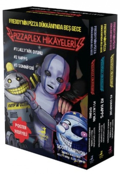 Pizzaplex'ten Hikayeler 3 Kitaplık Kutulu Set - Freddy'nin Pizza Dükkanı'nda Beş Gece Pizzaplex'ten Hikayeler 3 Kitaplık Kutulu Set - Freddy'nin Pizza Dükkanı'nda Beş Gece