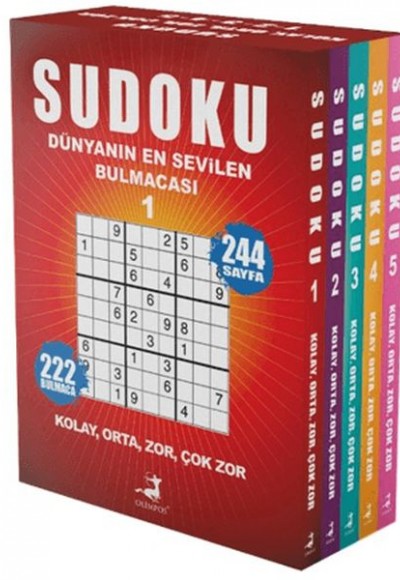 Sudoku 5 Kitap Set