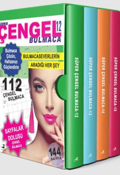 Süper Çengel Bulmaca 4 Kitap Kutulu Set