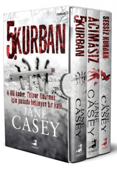 Jane Casey Maeve Kerrigan Serisi 1 - Kutulu Set Jane Casey Maeve Kerrigan Serisi 1 - Kutulu Set