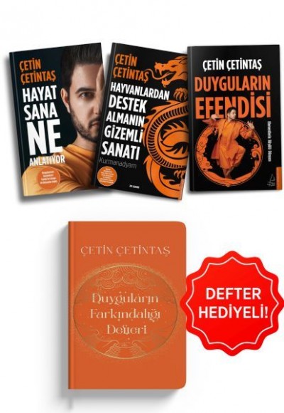 Çetin Çetintaş Kitap Seti Defter Hediyeli (3 Kitap) Çetin Çetintaş Kitap Seti Defter Hediyeli (3 Kitap)